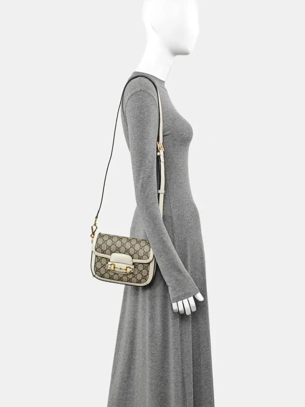 Gucci handle horsebit 1955 leather mini bag